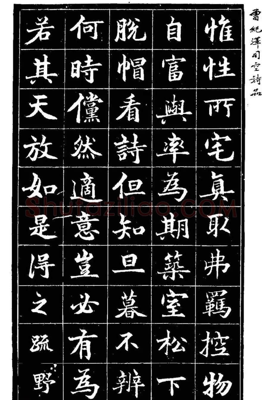 曾国藩次子曾纪泽书司空诗品 | 名家书法作品精选
