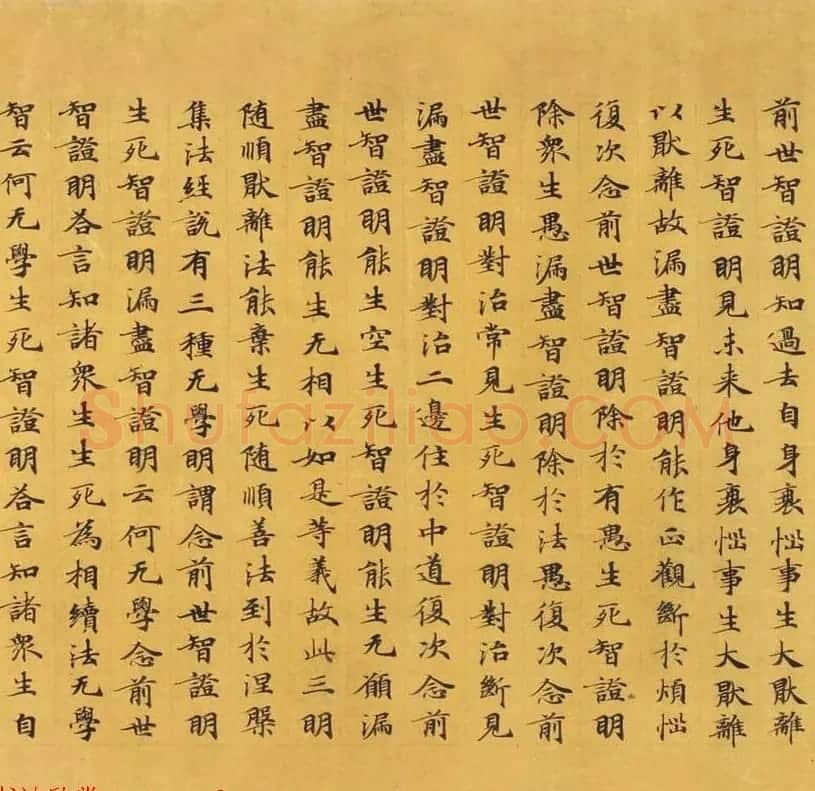 唐代写经赏析《阿毘昙毘婆沙论卷第五十二》法国国家图书馆藏 | 敦煌写经精选