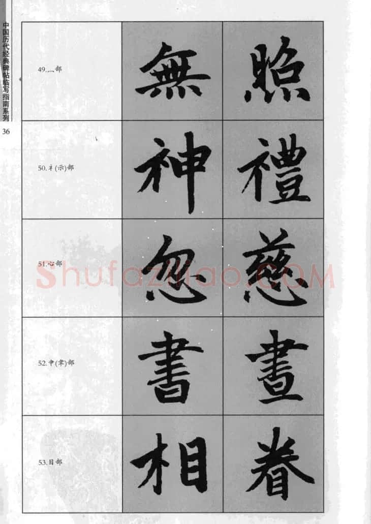 赵孟頫胆巴碑临写指南行楷字帖 | 软笔楷书字帖