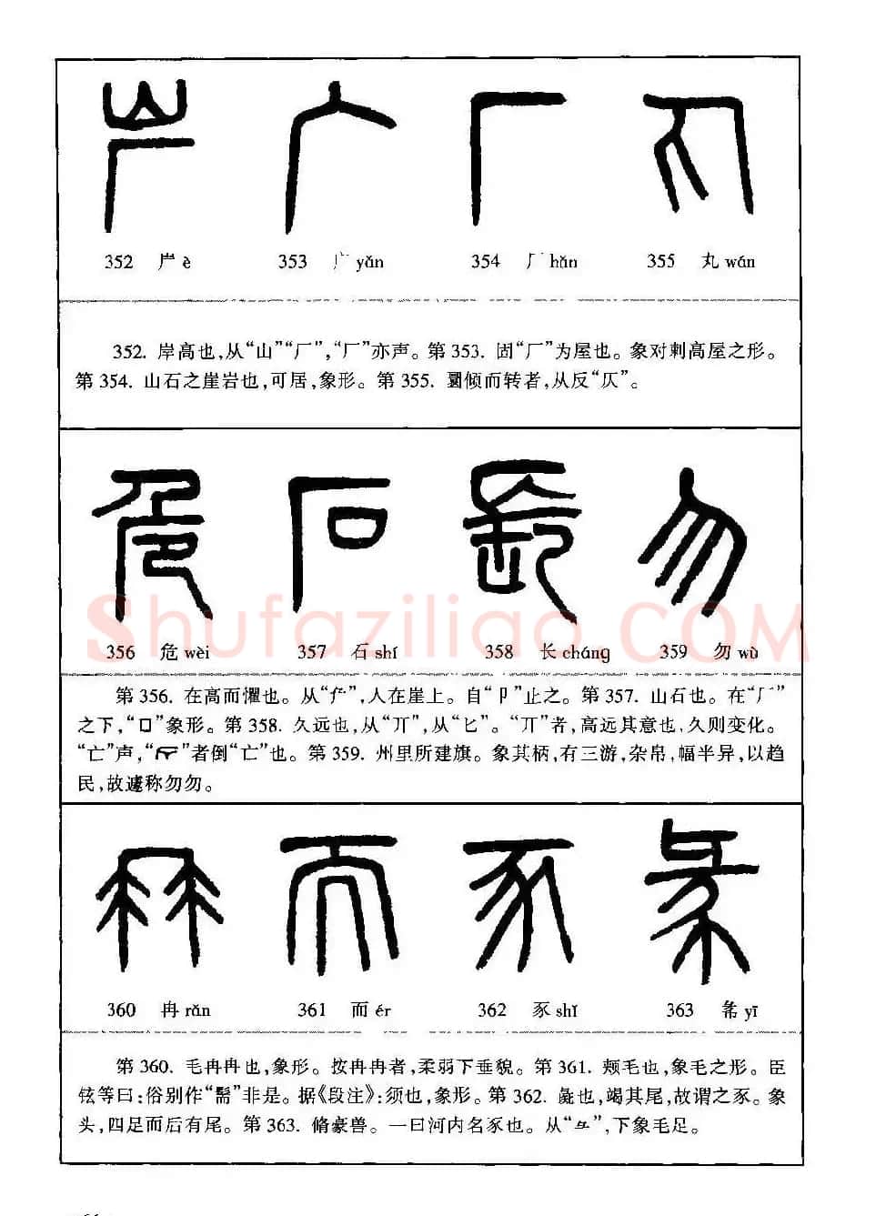 篆书导学篆书用笔间架一百法 | 毛笔篆书字帖