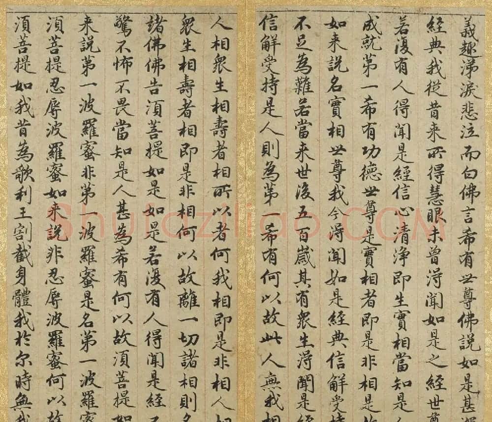 赵孟頫小楷金刚经墨迹册 | 书法名家作品鉴赏