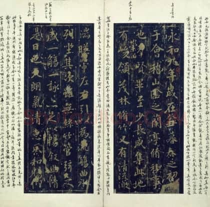 宋拓定武兰亭序 | 故宫铭刻类藏品