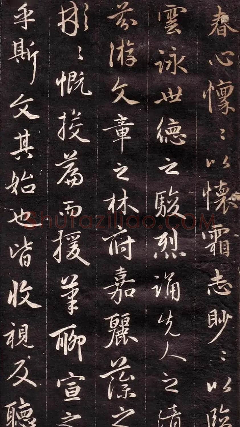 赵孟頫行书欣赏《文赋》 | 书法名家作品鉴赏