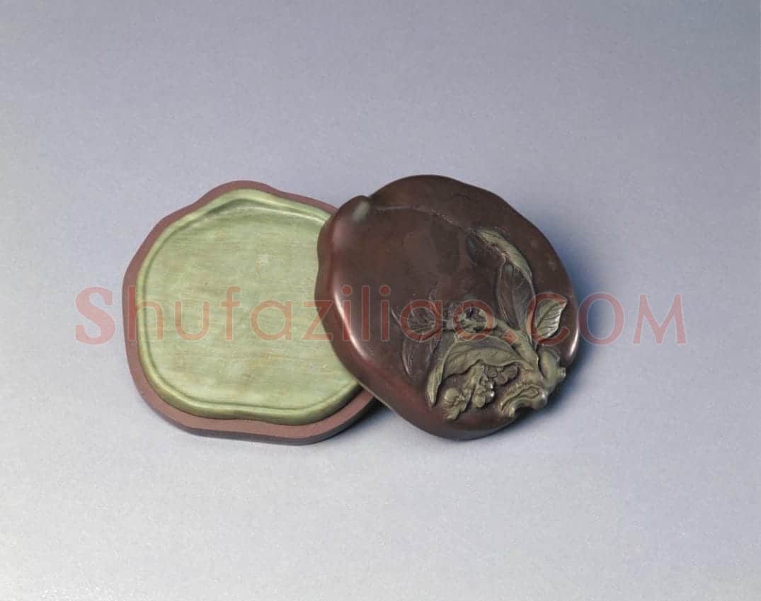 松花石雕桃形砚 | 故宫文房用品藏品