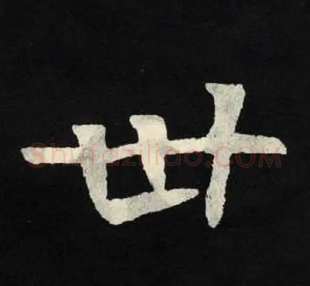放大魏楷字帖《张黑女墓志单字帖》 | 软笔楷书字帖