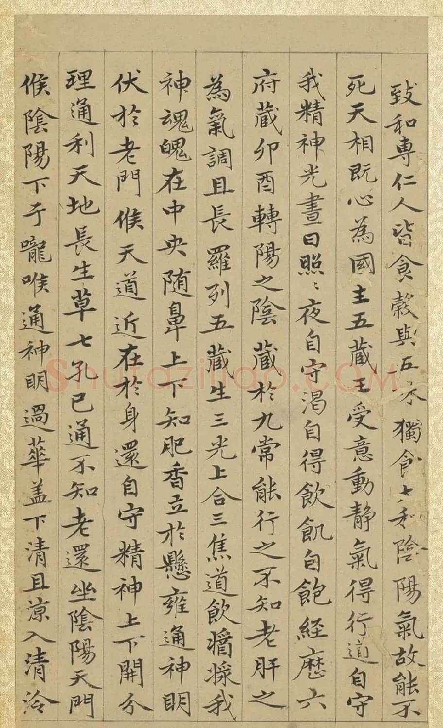赵孟頫35岁小楷摹黄庭经并写羲之换鹅图 | 书法名家作品欣赏