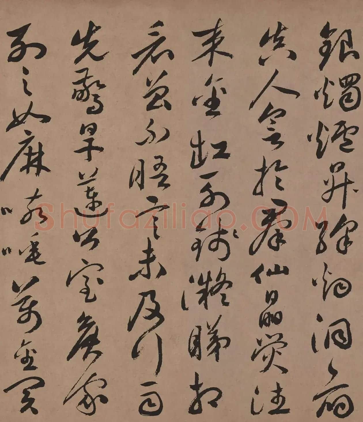 祝允明65岁行草书法《牡丹赋》彩色高清 | 软笔书法作品