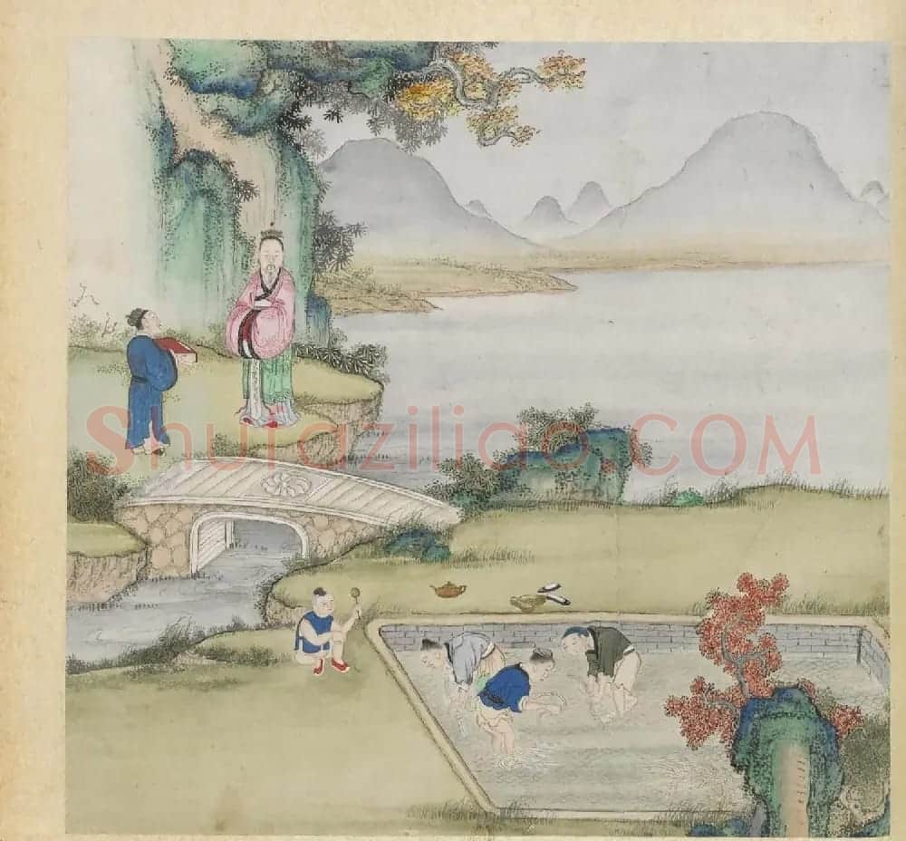 彩色字画大图欣赏《新诗造纸书画谱》 | 传世书法作品精选