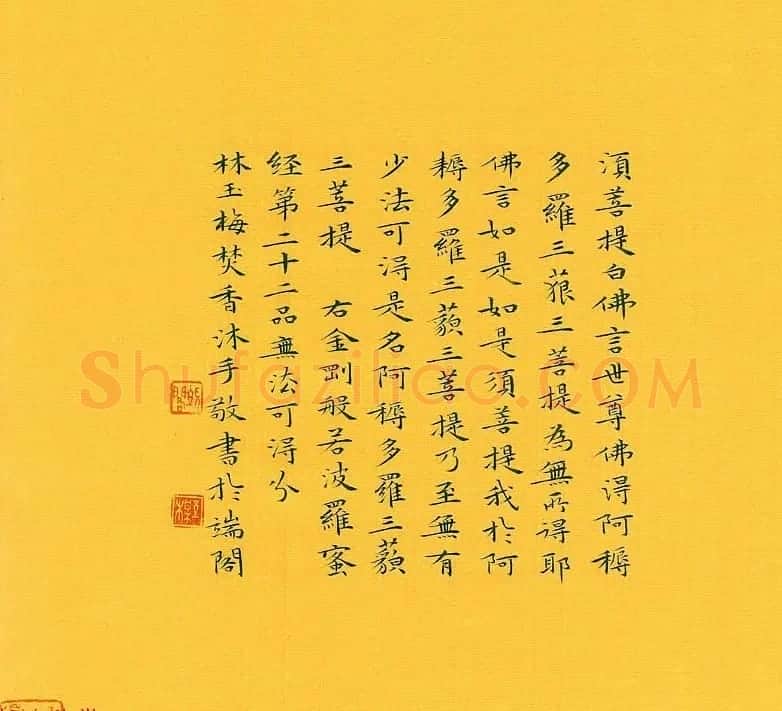 漳州市女书法家林玉梅小楷金刚经 | 书法作品赏析