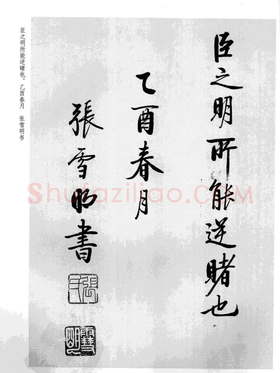 张雪明书法《前后出师表》 | 软笔行书字帖