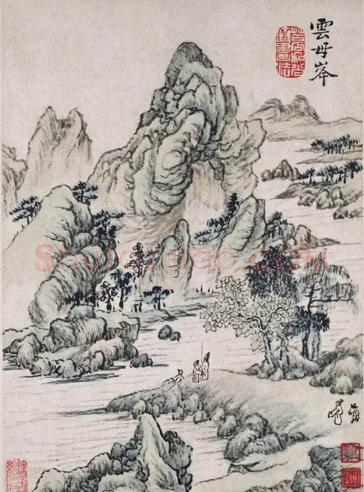 清代石涛字画欣赏《罗浮山书画册》 | 传世书法作品鉴赏