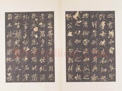 宋拓唐云麾将军李思训碑 | 故宫铭刻类藏品