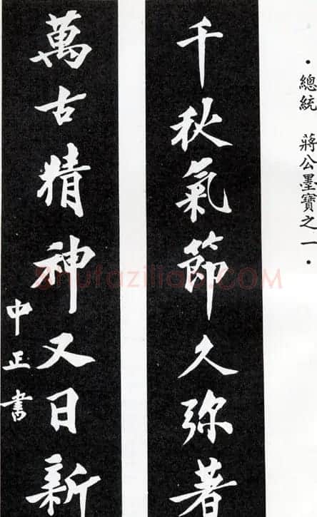 蒋中正书法作品欣赏 | 名家书法作品精选