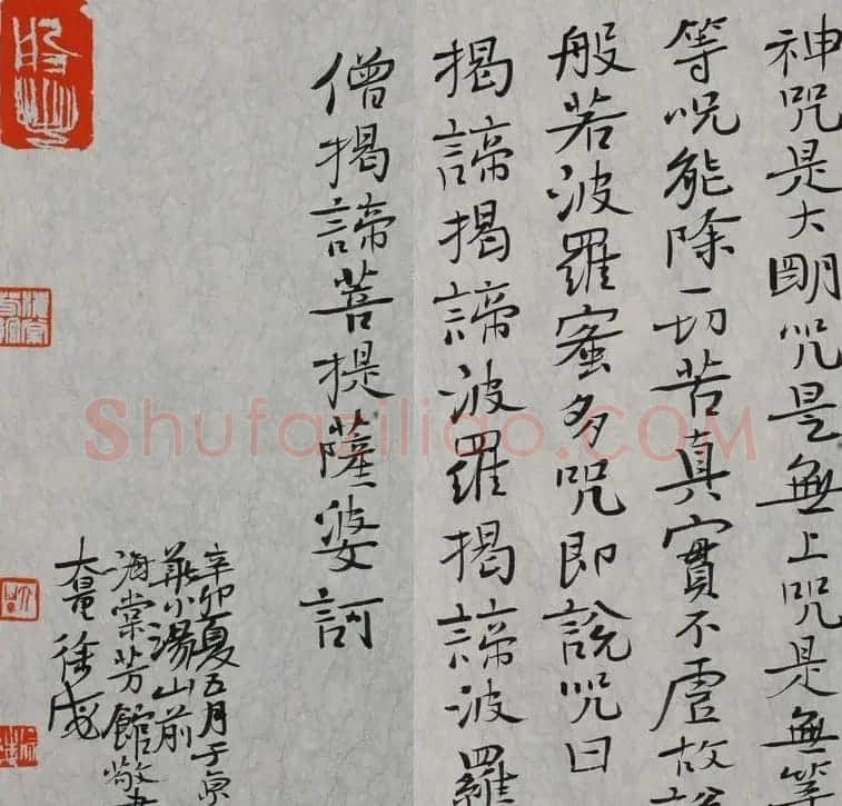 徐海书法作品欣赏《般若波罗蜜多心经》 | 书法心经全文
