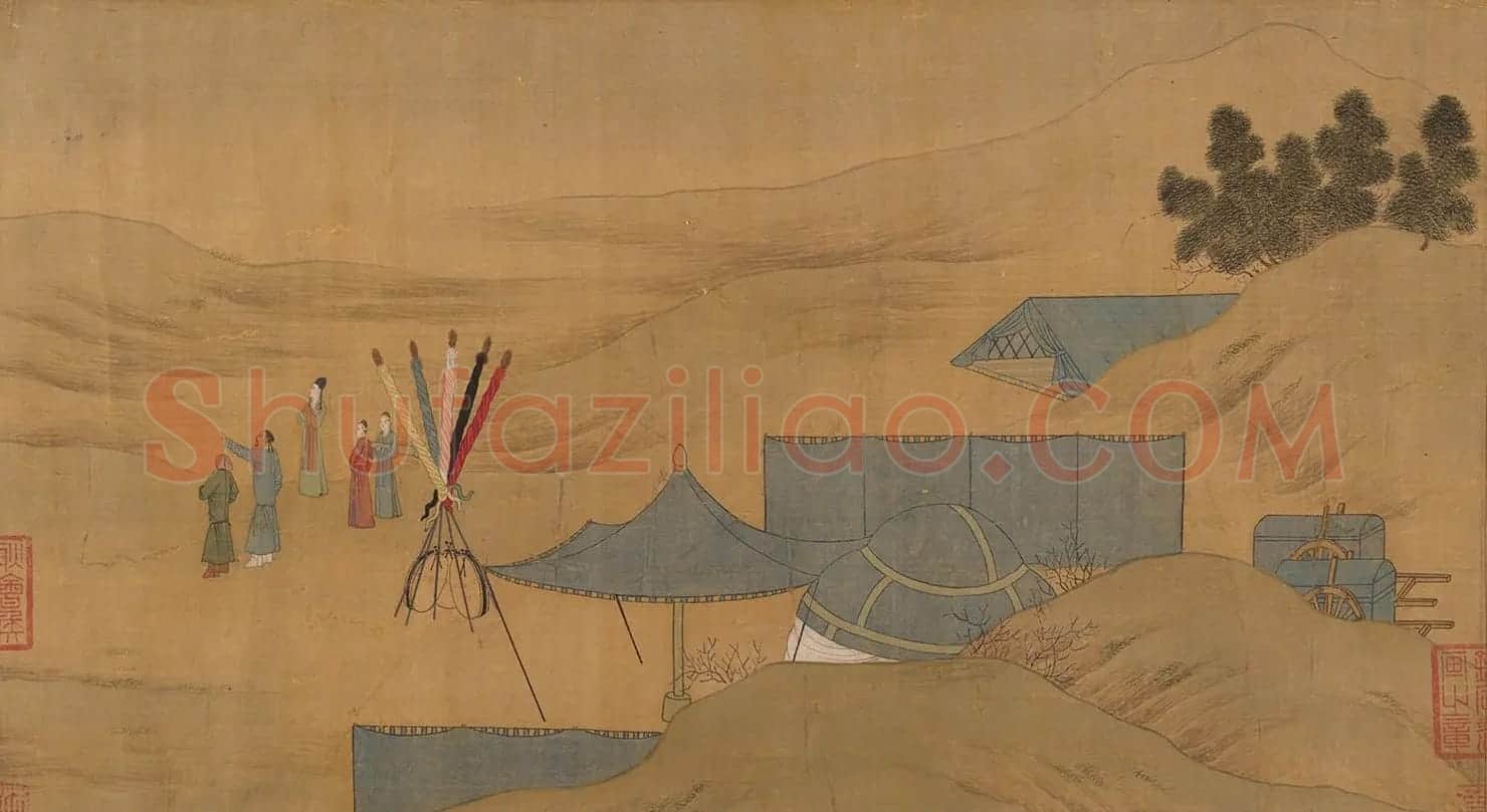 宋人字画：楷书胡笳十八拍+文姬归汉图 | 传世书法作品鉴赏