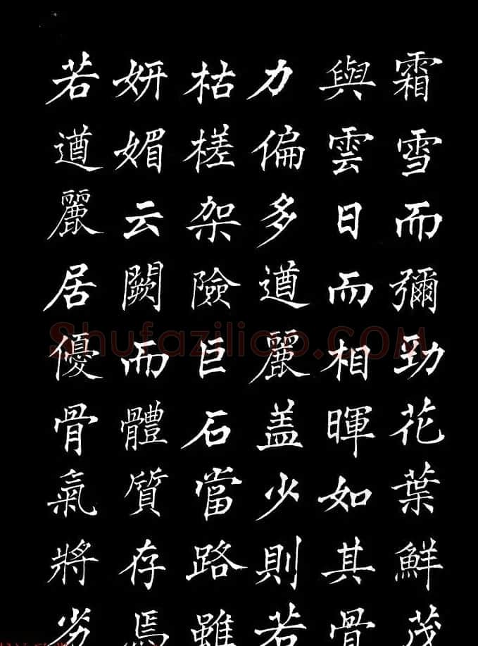 姜东舒中楷字帖欣赏《书谱》 | 毛笔楷书字帖