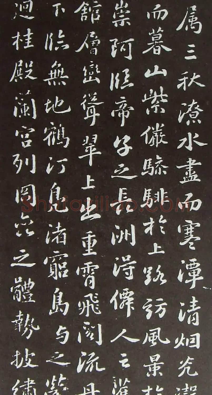 苏轼书法欣赏《滕王阁序》 | 软笔书法作品