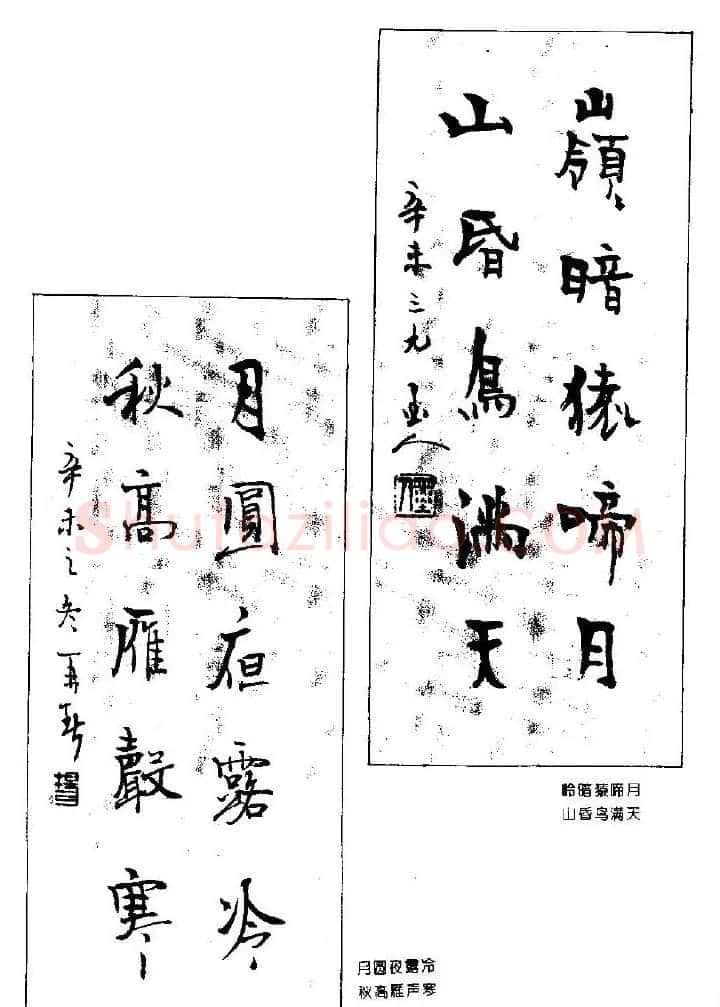 杨再春书法作品五言对联 | 名家书法作品赏析