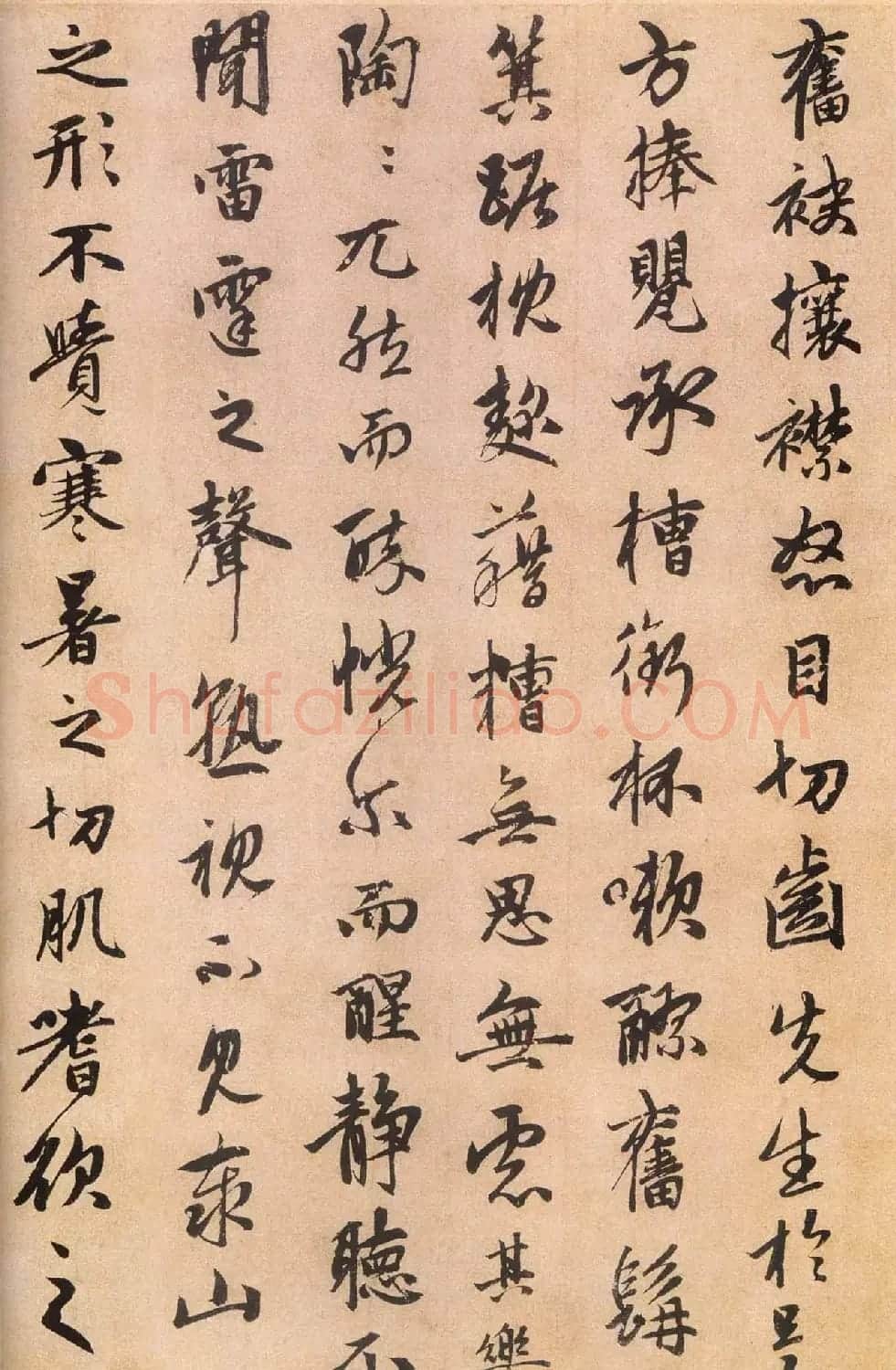 赵孟頫行书欣赏《赵文敏公书酒德颂真迹》 | 名家书法作品精选