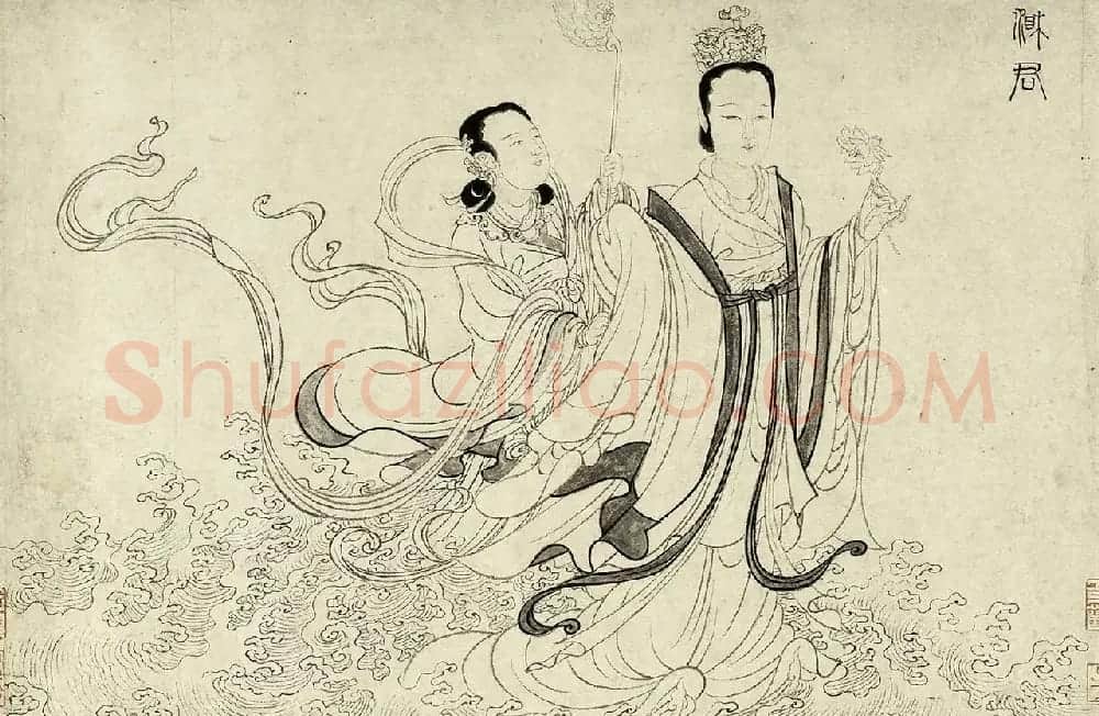 元代吴睿篆书词卷《张渥九歌图》 | 传世书法作品精选