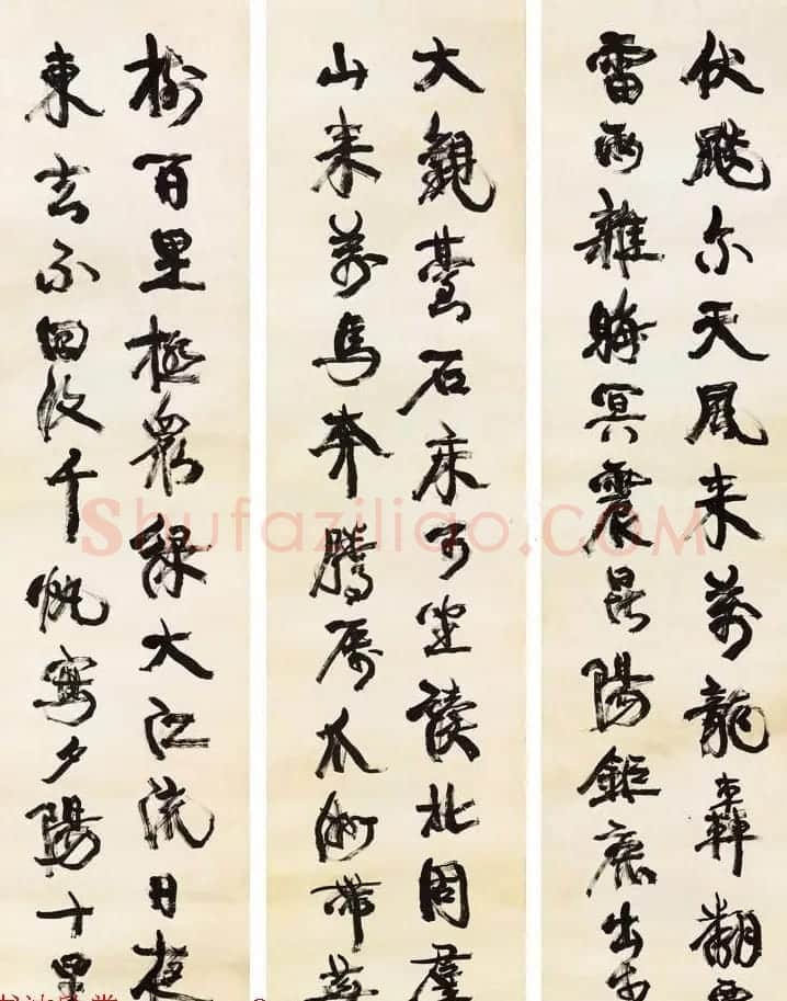 康有为行书《逭暑焦山诗八屏》成交价566万港元 | 书法作品鉴赏