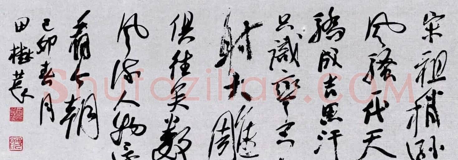 百位书法家书写毛泽东诗词作品横幅 | 书法名家作品鉴赏