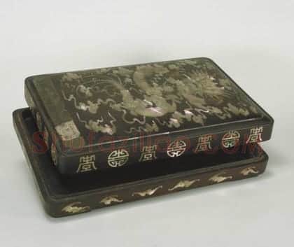 端石三龙戏珠砚 | 故宫文房用品藏品