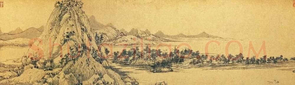 中国十大传世名画之《富春山居图》台北故宫博物院藏 | 传世书法作品欣赏