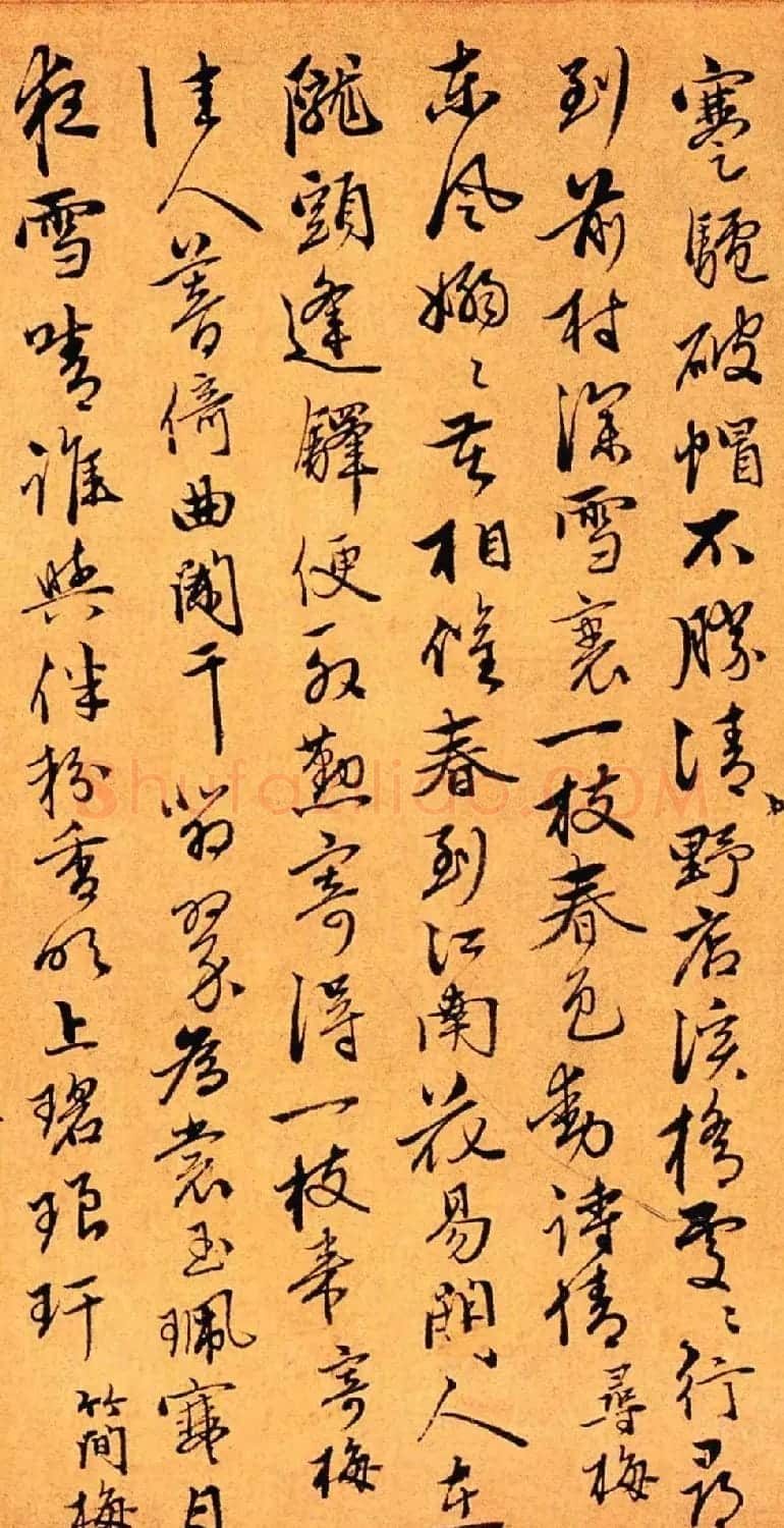 赵孟頫第三子赵奕行书梅花五十咏卷 | 书法长卷