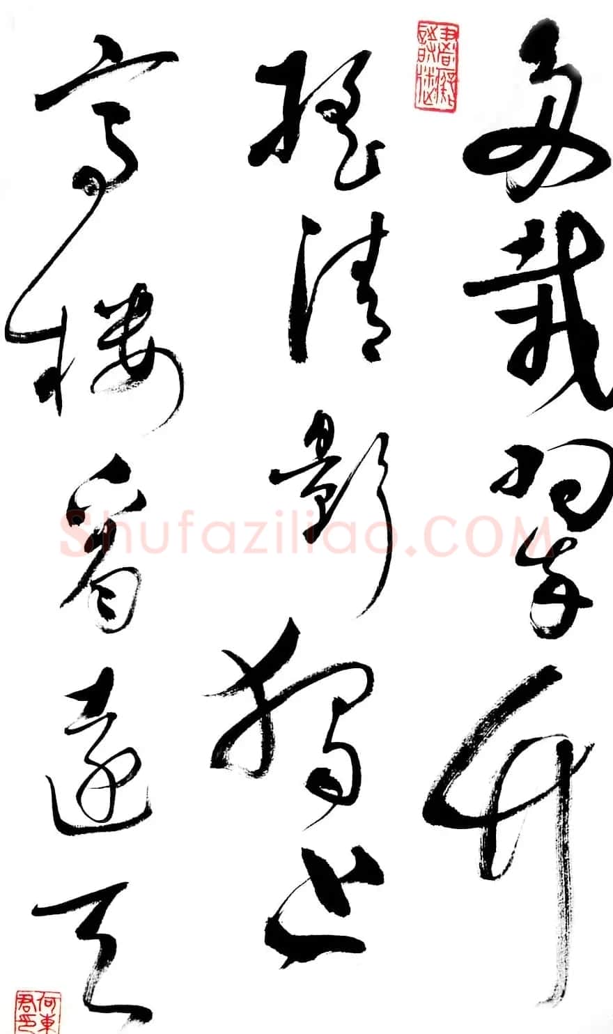 何东君书法草书作品欣赏 | 软笔书法作品