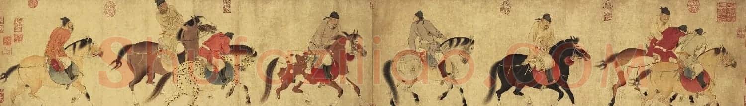 元代书画家任仁发画马作品欣赏 | 传世书法作品欣赏