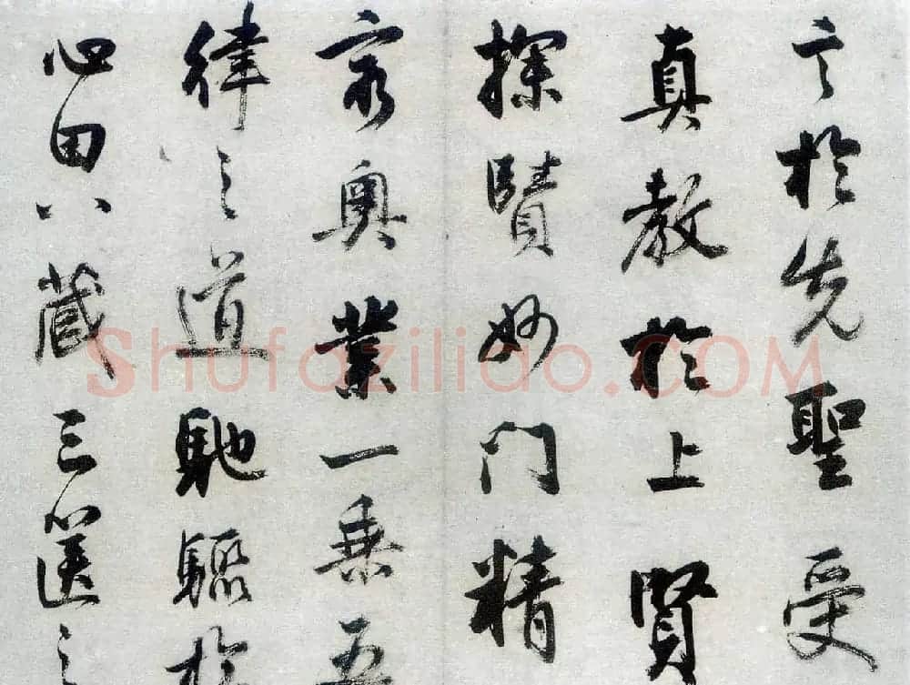 清代著名书法家梁巘节临《圣教序》 | 名家书法作品精选