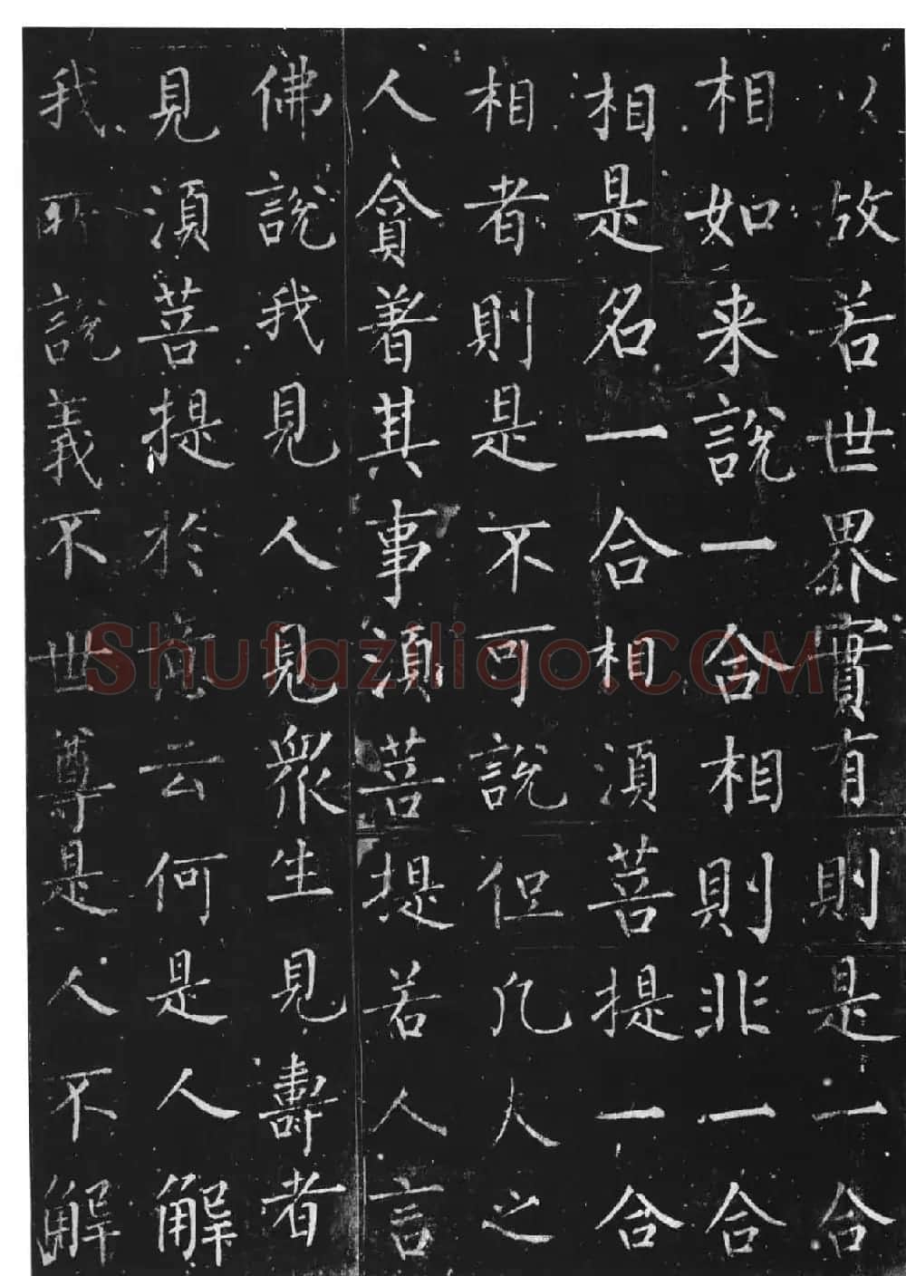 柳体楷书字帖《柳公权金刚经》 | 软笔楷书字帖