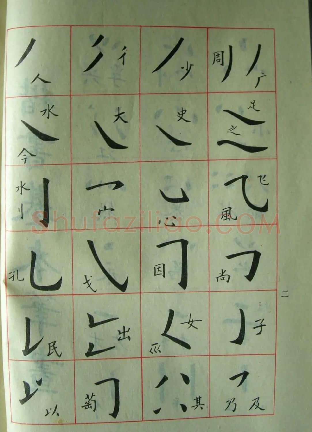 楷书教材字帖《大字结构八十四法》 | 软笔楷书字帖