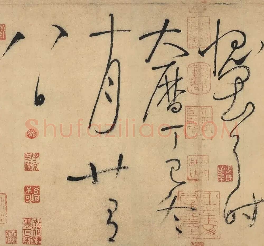 怀素草书欣赏《自叙帖》长卷墨迹全图 | 书法长卷