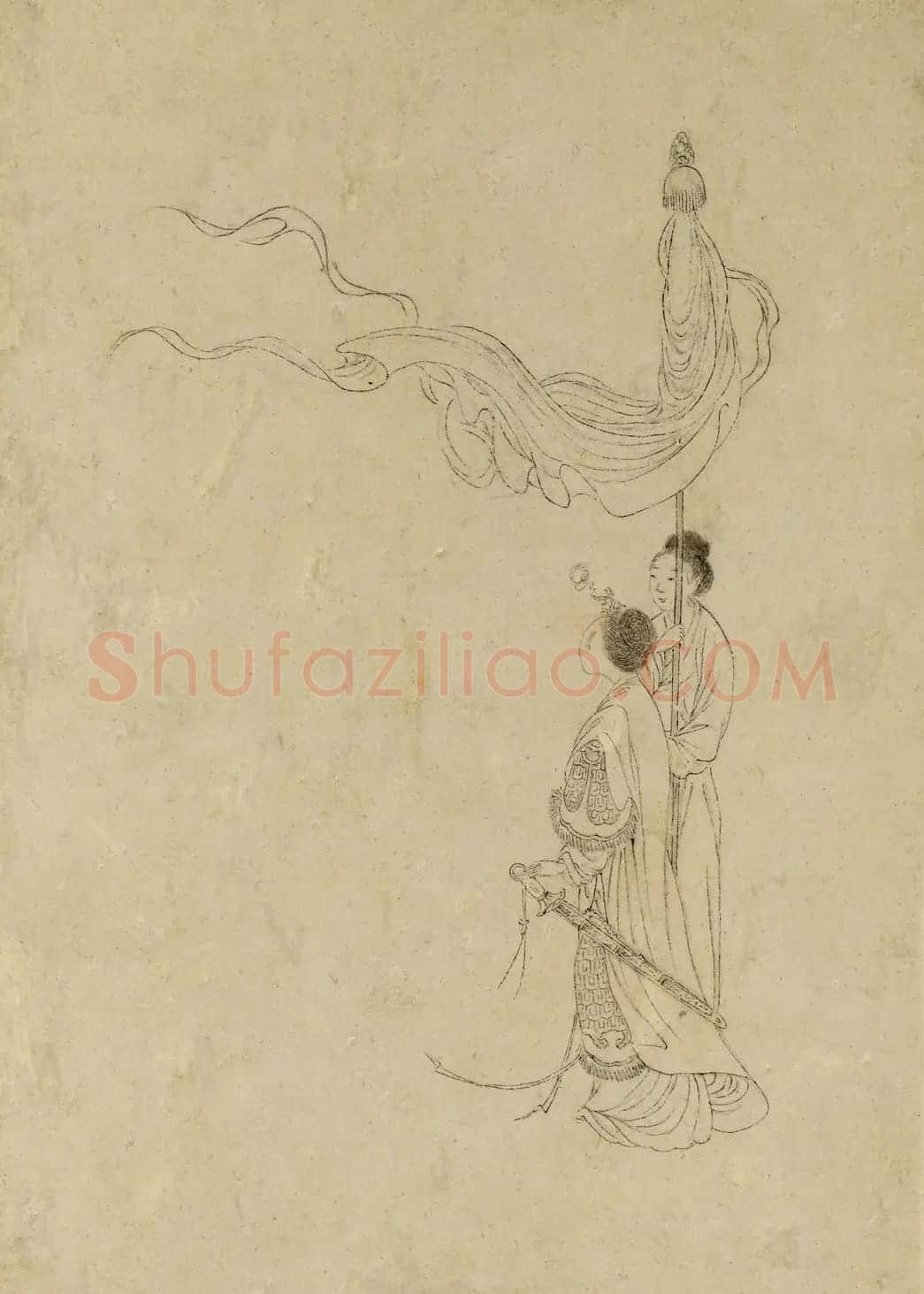 清代曹贞秀小楷书题改琦绘《列女图冊》 | 传世书法作品精选