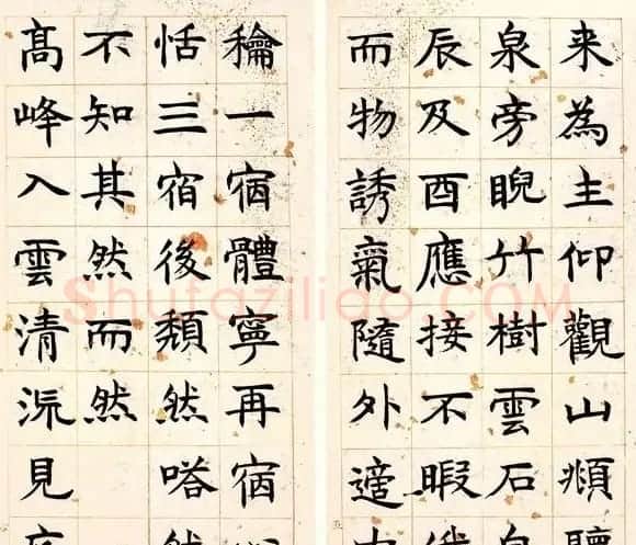 清代邓石如楷书乐天故事册 | 书法名家作品欣赏