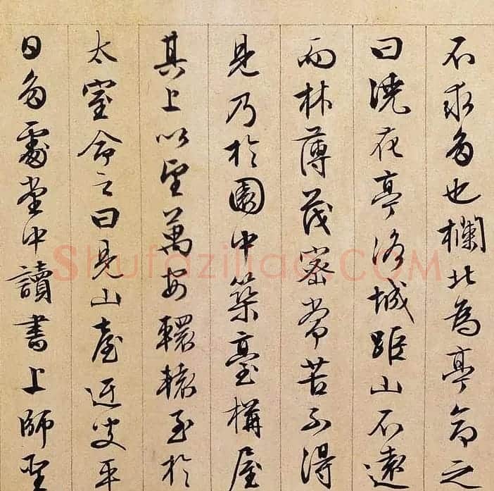 文徵明89岁行书长卷《独乐园图并书记》 | 书法长卷