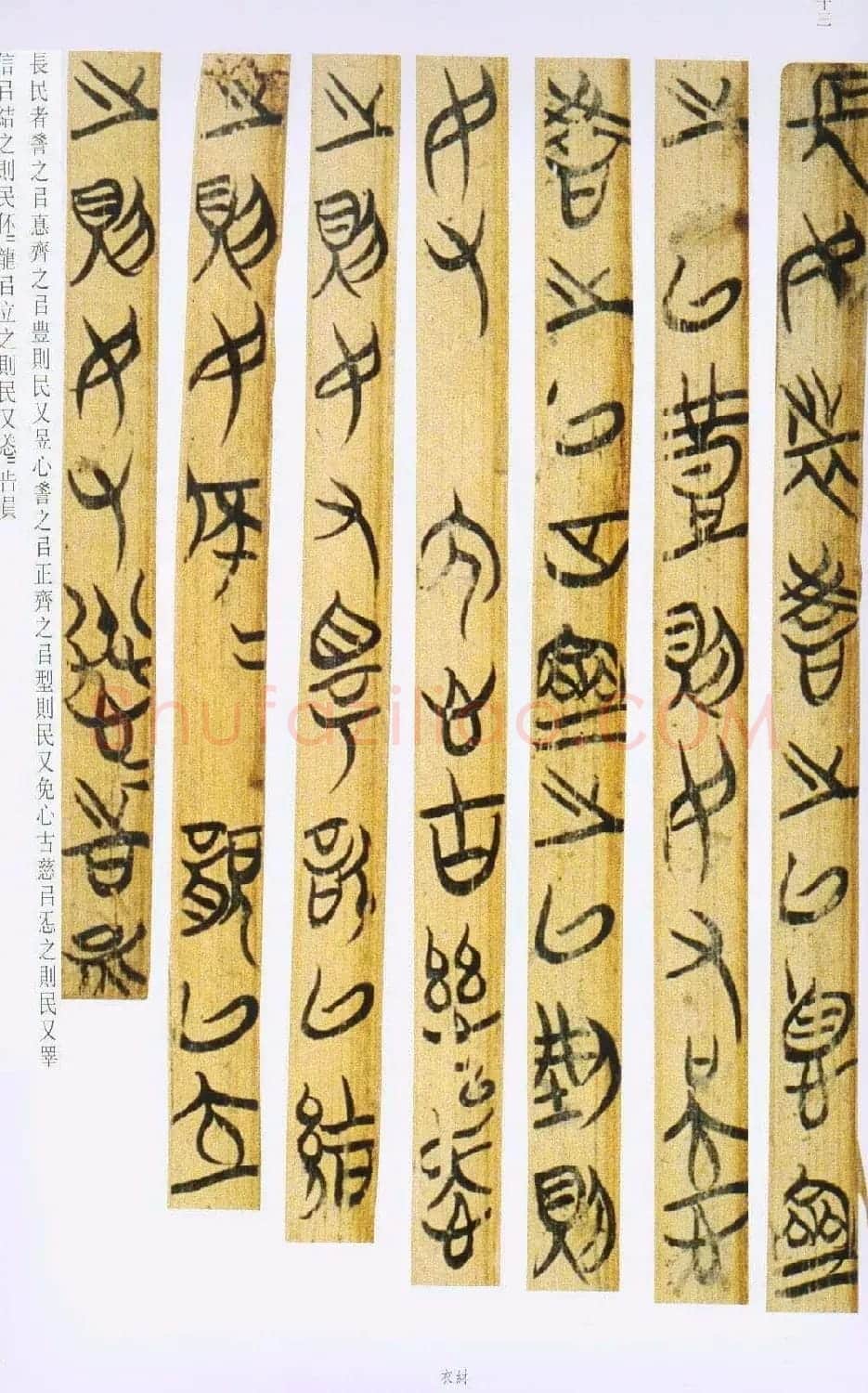 战国楚竹简书法欣赏《缁衣篇》 | 书法作品欣赏