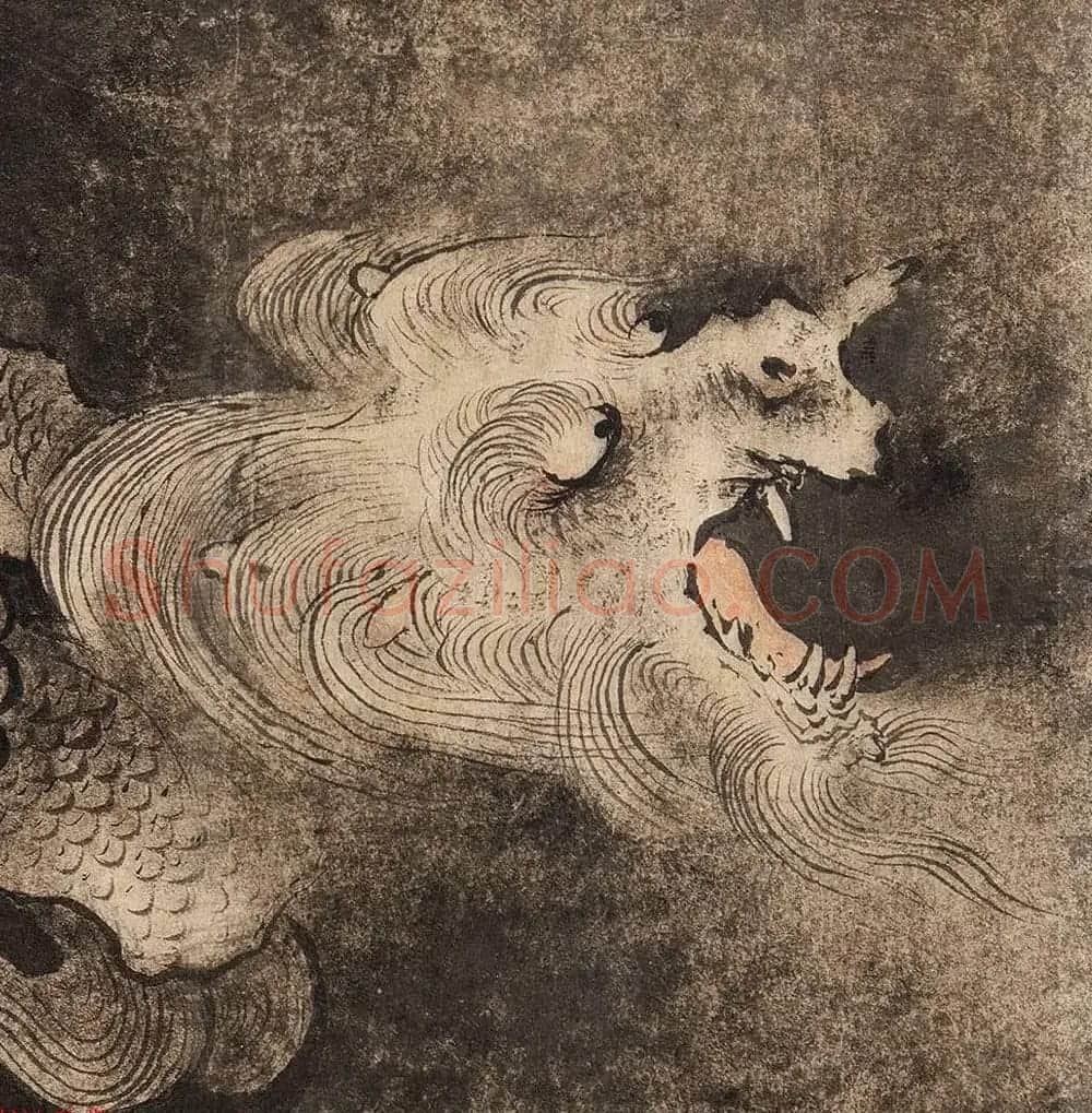 南宋画家陈容绘《九龙图》 美国馆藏 | 传世书法作品欣赏