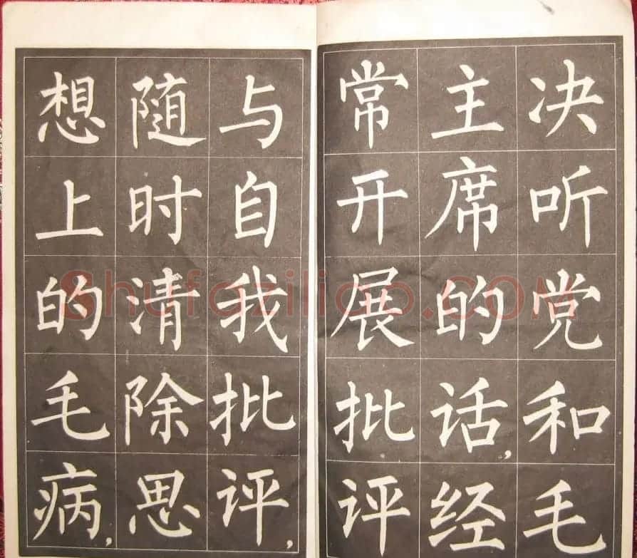 柳体大楷字帖欣赏《雷锋日記》附笔法图 | 软笔楷书字帖