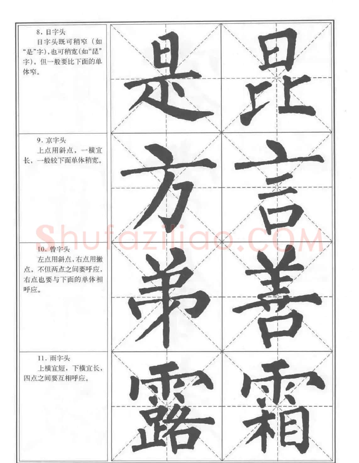 书法教程《柳公权楷书习字帖》 | 毛笔楷书字帖