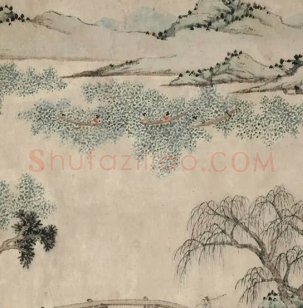明代沈周采菱图卷 | 传世书法作品精选