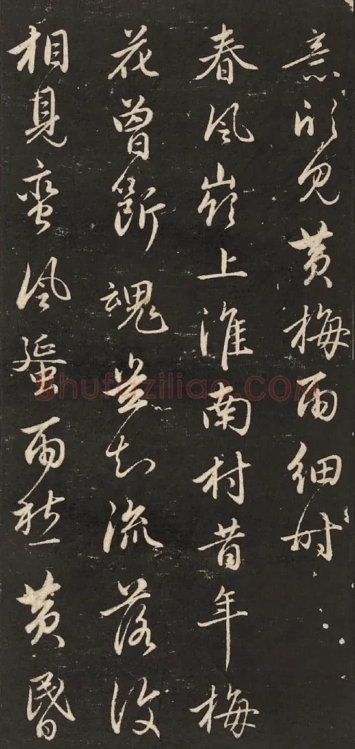 元代赵孟頫行书《梅花诗》 | 名家书法作品精选