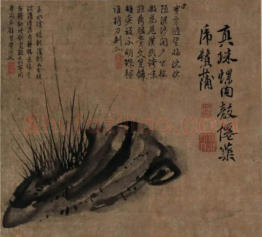 徐渭传世书画《水墨写生》卷 | 传世书法作品欣赏