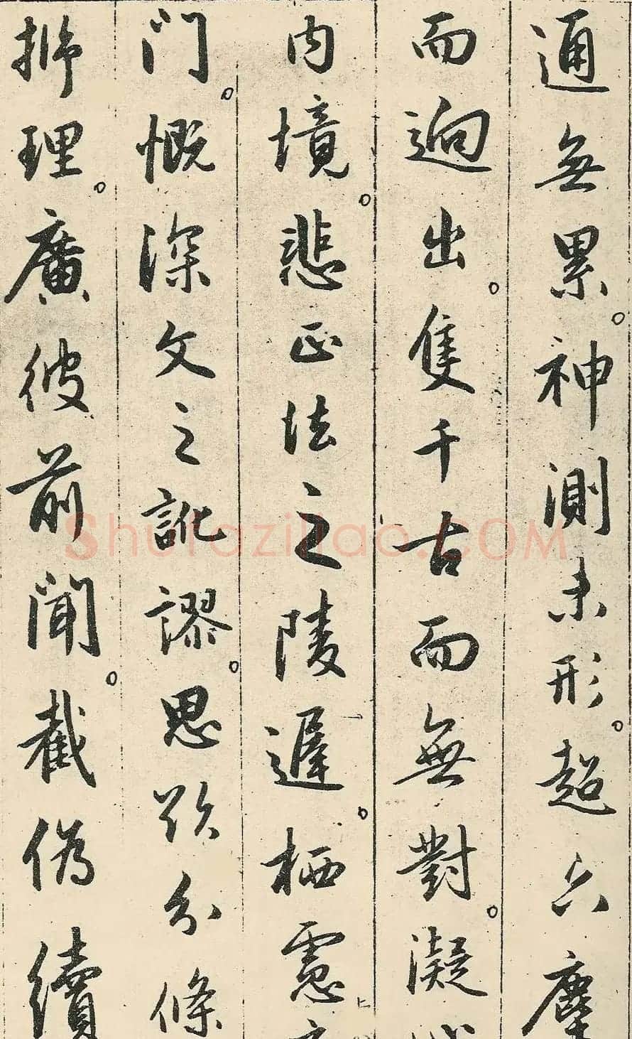 赵孟頫49岁行书临圣教序 | 书法名家作品欣赏