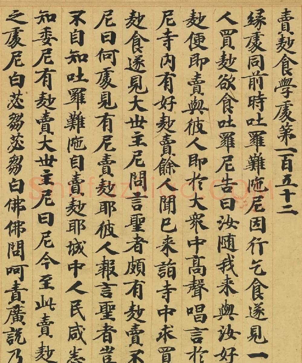 唐人书佛说广博严净不退转轮经 | 敦煌写经精选