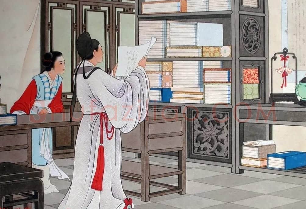 王叔晖绘画作品图册欣赏《西厢记》 | 传世书法作品赏析