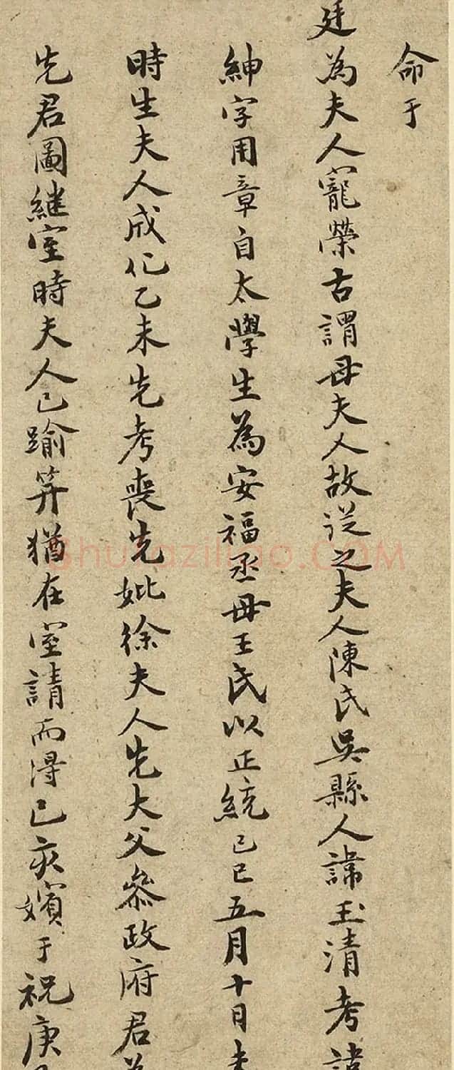 祝允明65岁小楷《先母陈夫人手状册》 | 名家书法作品赏析