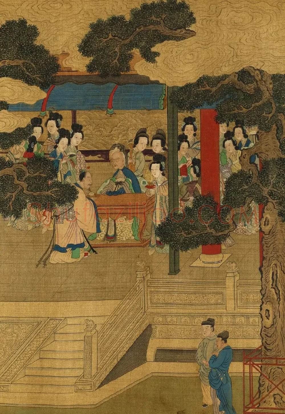 文徵明隶书许初行书合题《纯孝图》 | 传世书法作品欣赏